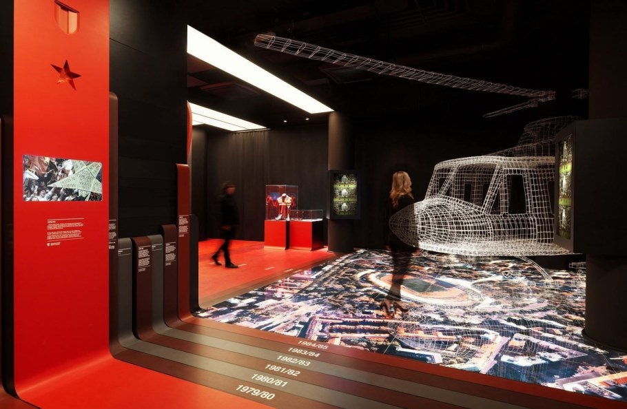 Проекция в музее