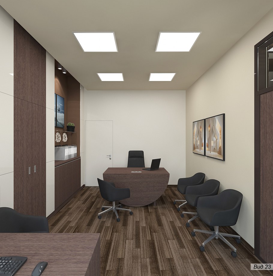 Интерьер кабинета в современном стиле