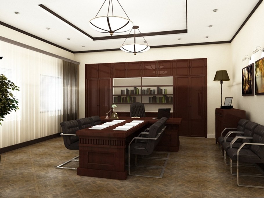 Кабинет в классическом стиле