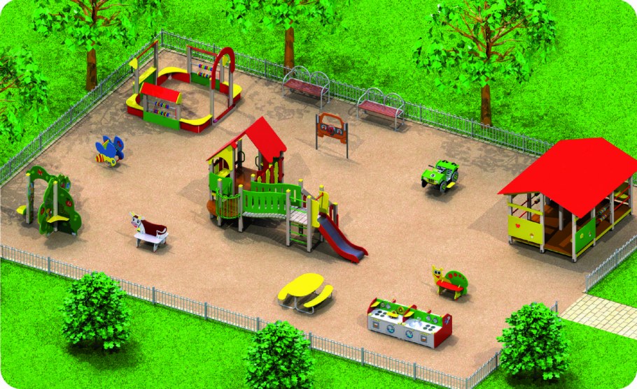 Игровые площадки для инвалидов