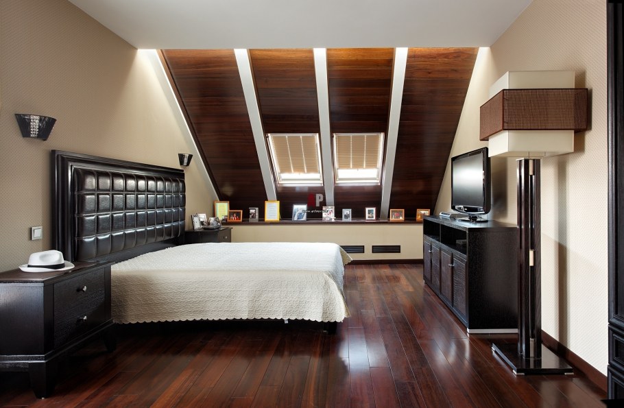 Спальня на мансарде