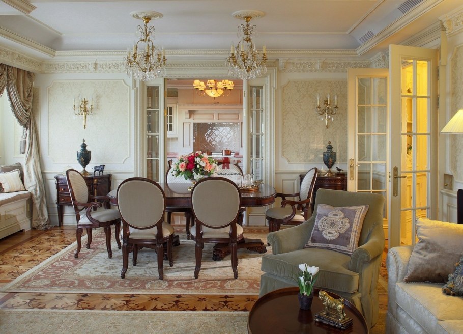 Гостиная в стиле классицизм