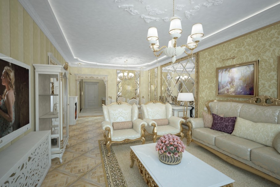 Грандиозный стиль в интерьере