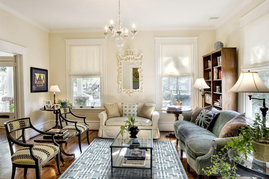 Маленькая гостиная в американском стиле