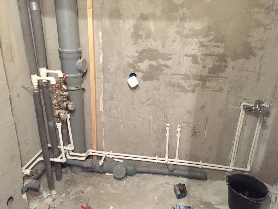 Разводка труб в квартире