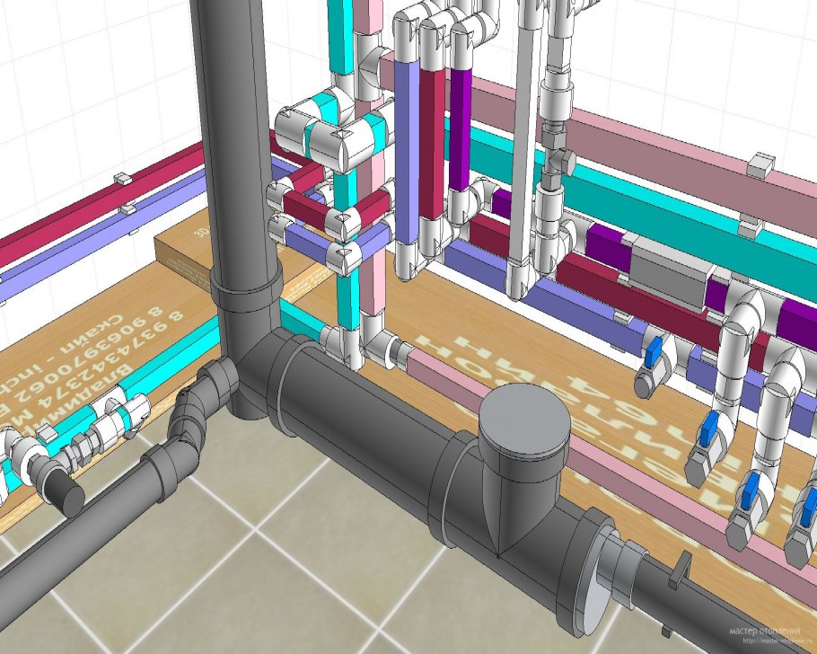 Проектирование внутренней канализации