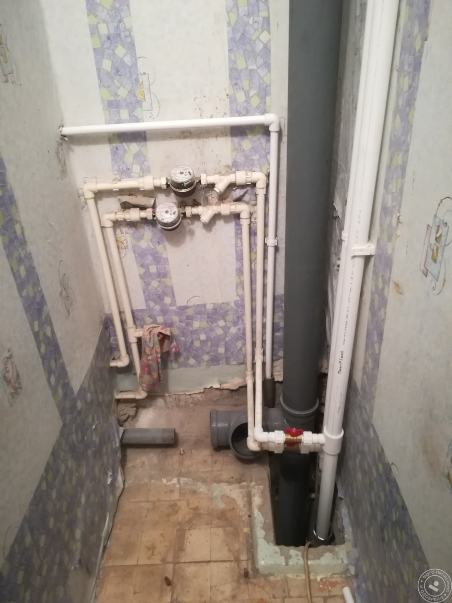 Монтаж водопровода в хрущевке