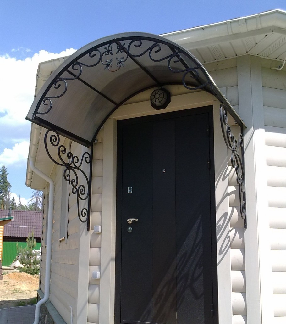 Кованые козырьки