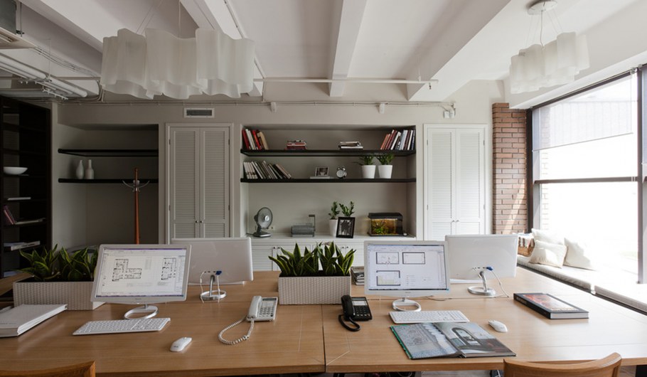 Интерьер офиса архитектурного бюро
