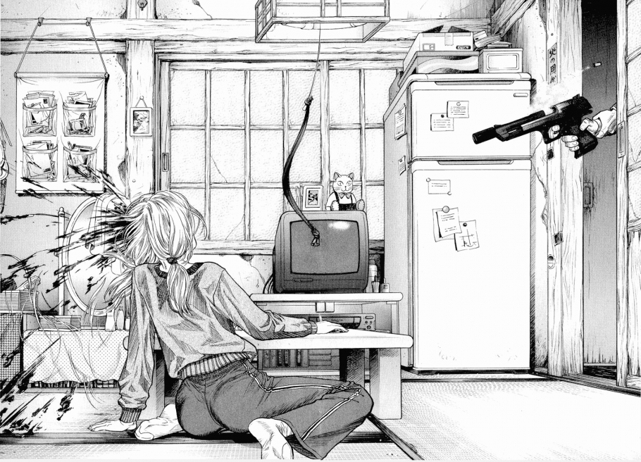 Девушка гильотина аниме