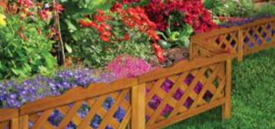 Заборчики для палисадника на склоне