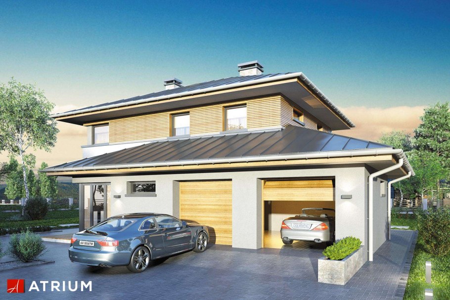 Дом со встроенным гаражом
