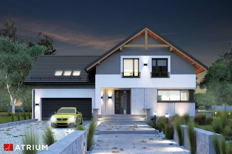 Дом со встроенным гаражом