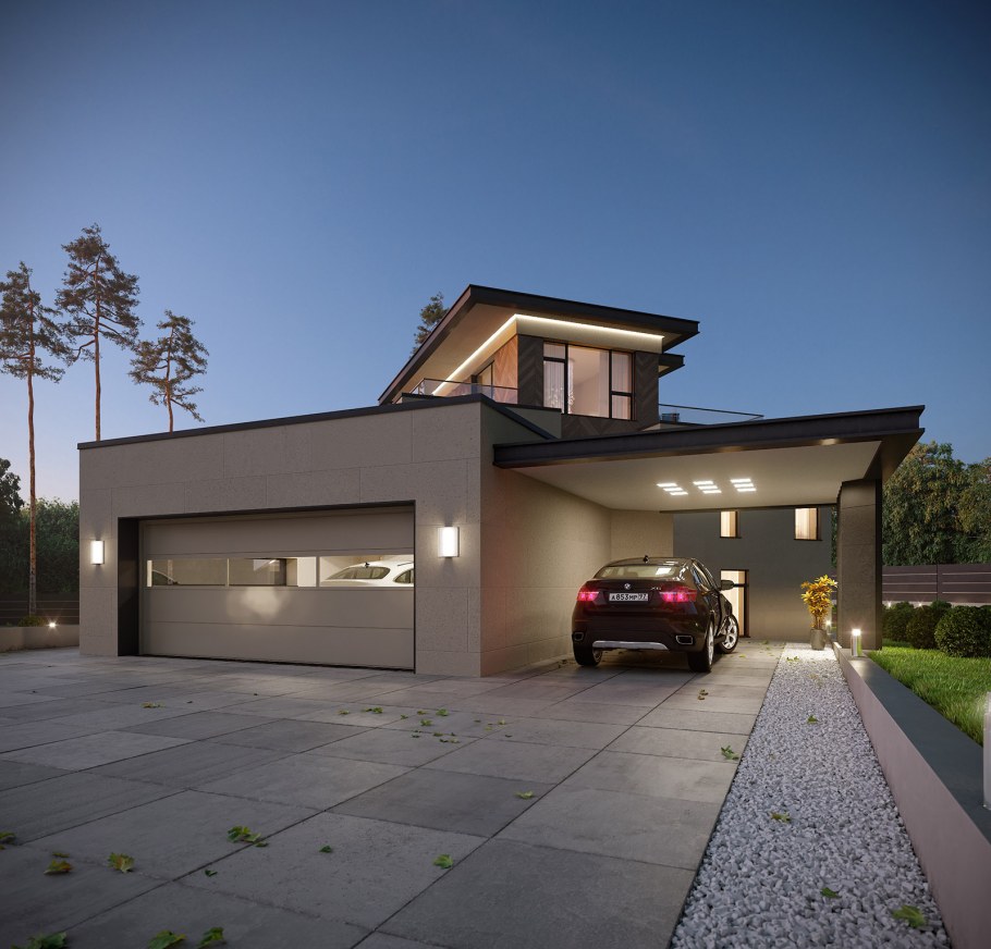 Дом с гаражом