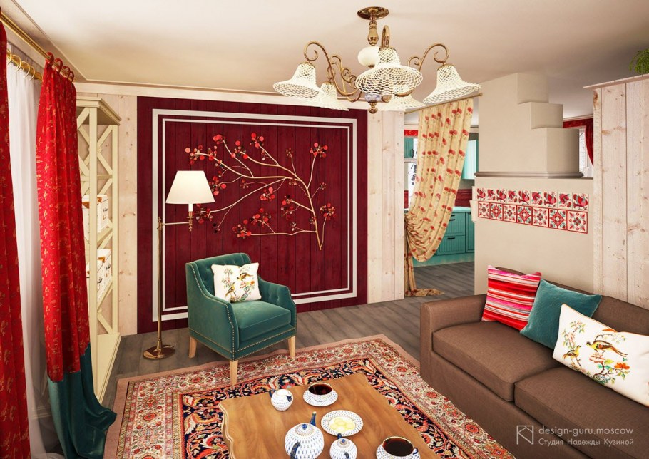 Интерьер русской избы