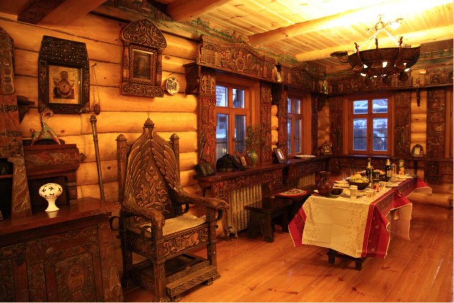 Русская изба внутри