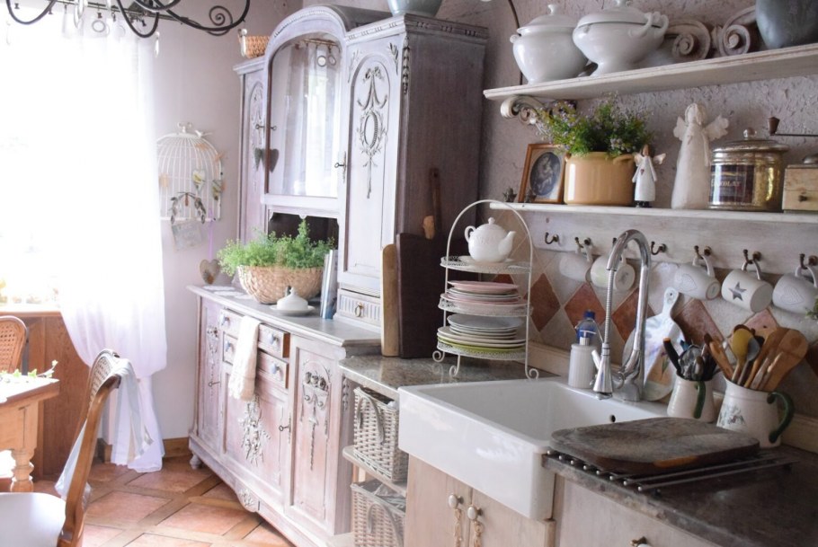 Стиль Прованс в интерьере кухни