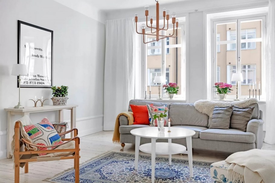 Сара Ричардсон гостиная в скандинавском стиле