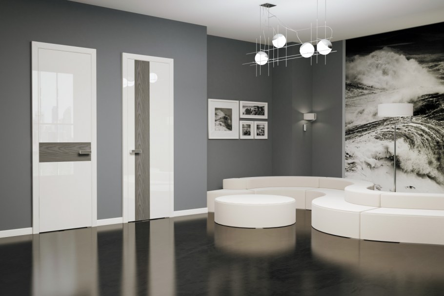 Высокие двери Profildoors в шоуруме