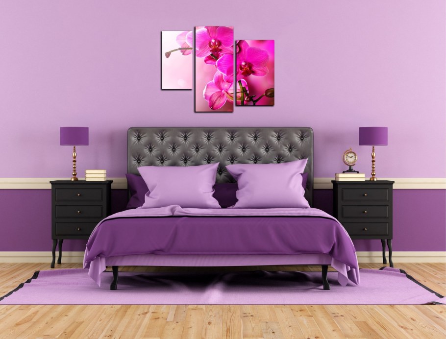 Сиреневая спальня