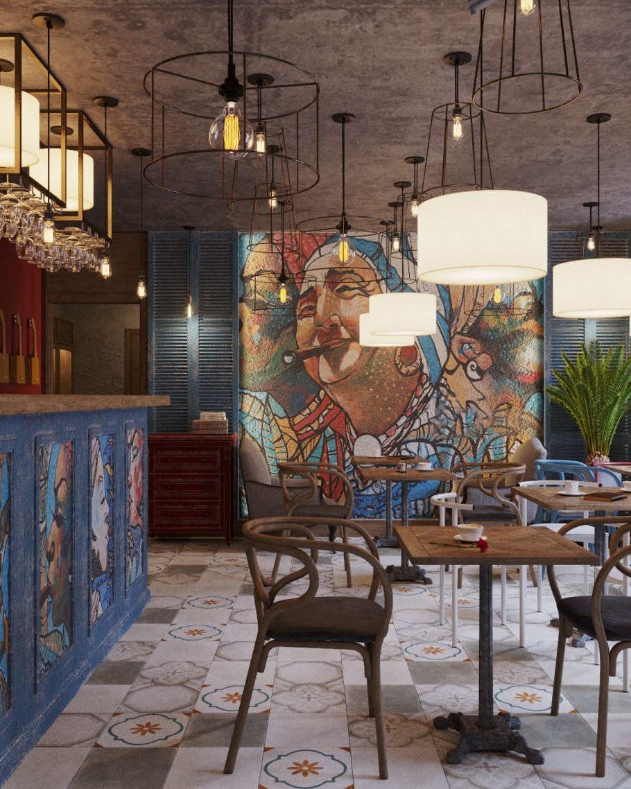 Кафе в стиле Винтаж