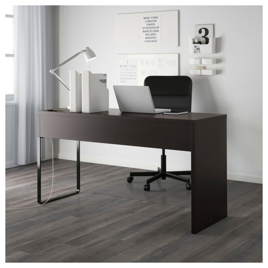 Стол письменный микке 603.739.21 ikea белый