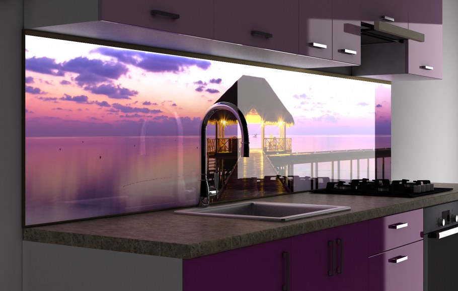 Кухонные стеновые панели