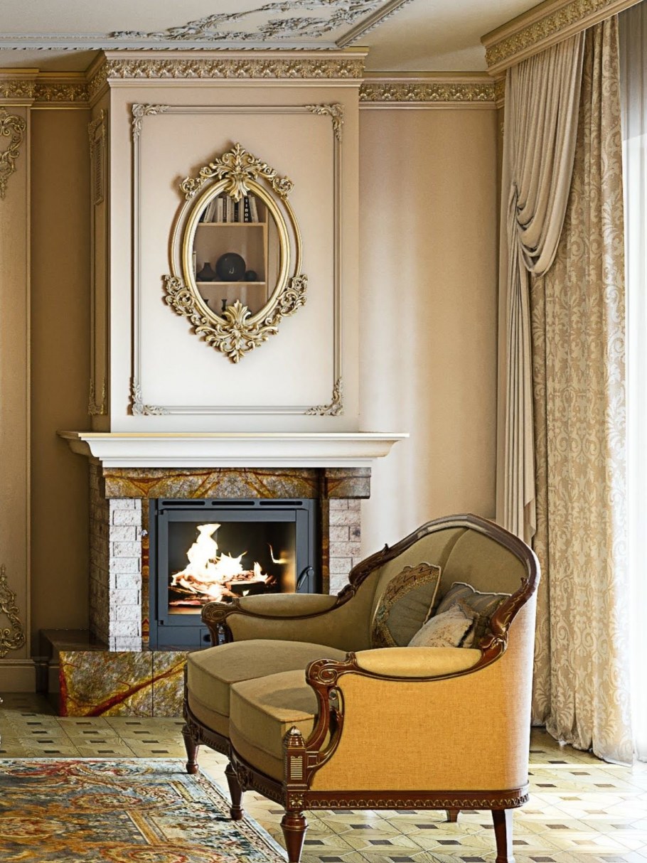 Гостиная в английском стиле