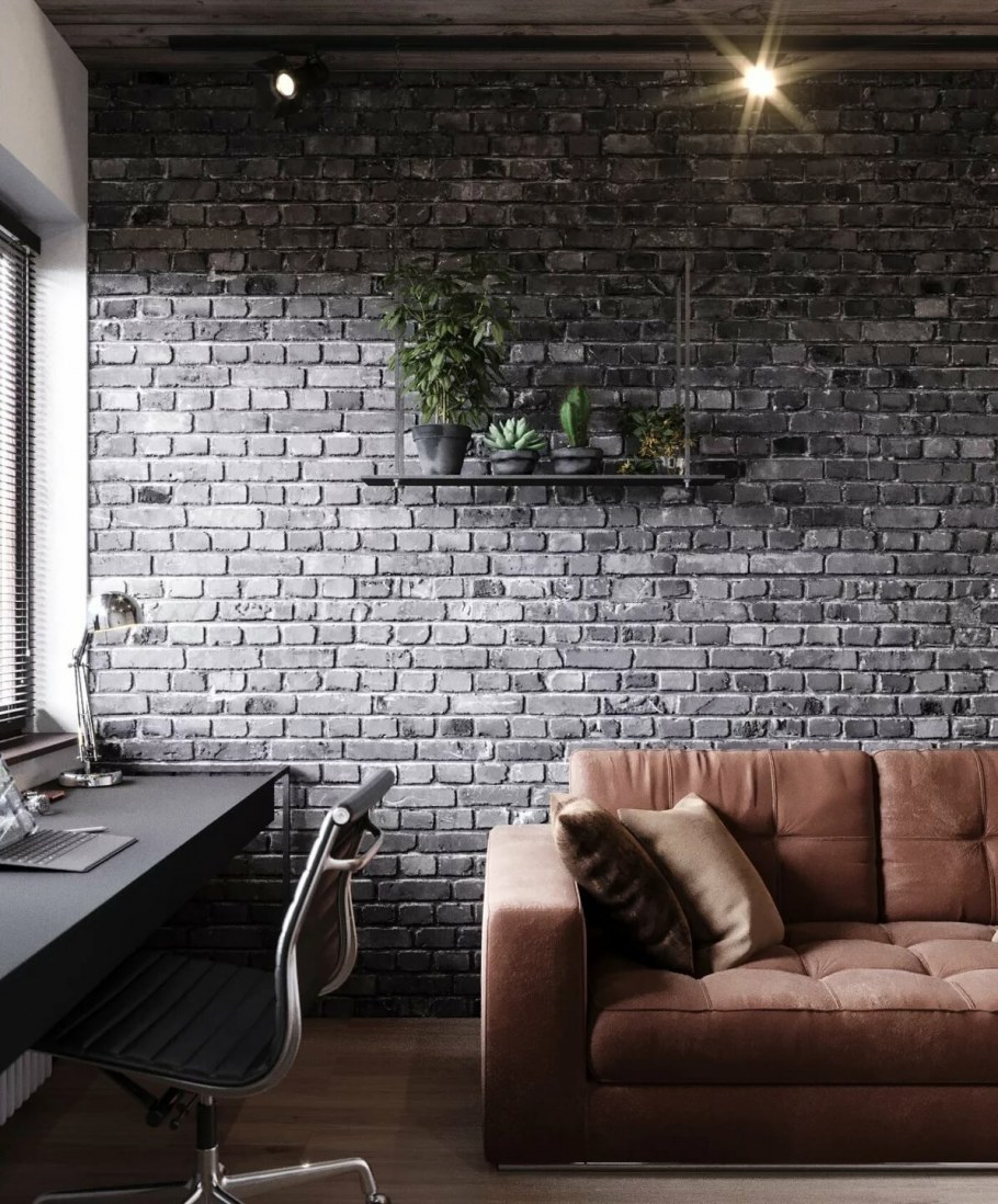 Loft Interior Design кирпич