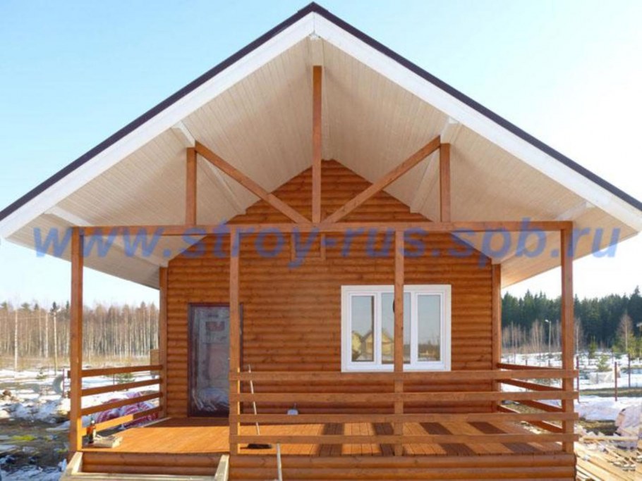 Деревянная веранда