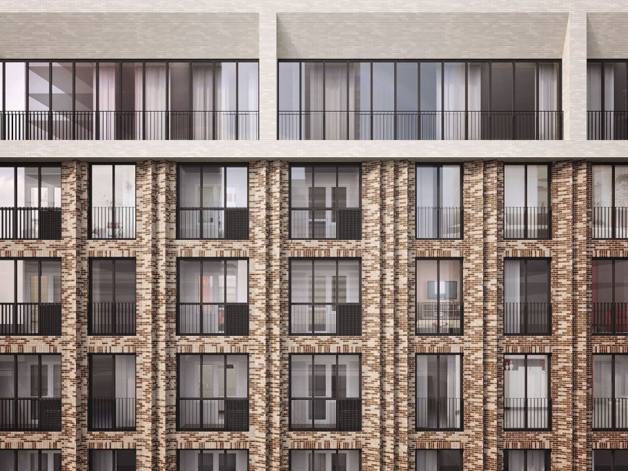 Фасады многоэтажных жилых домов