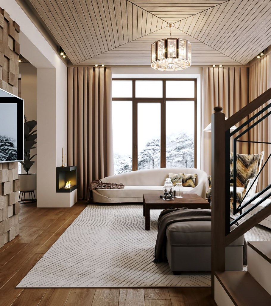 Студия дизайна интерьера загородного дома