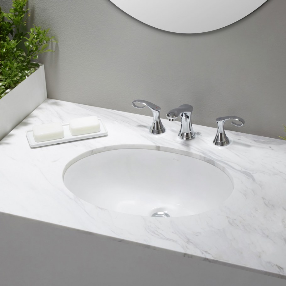 Круглая раковина терраццо