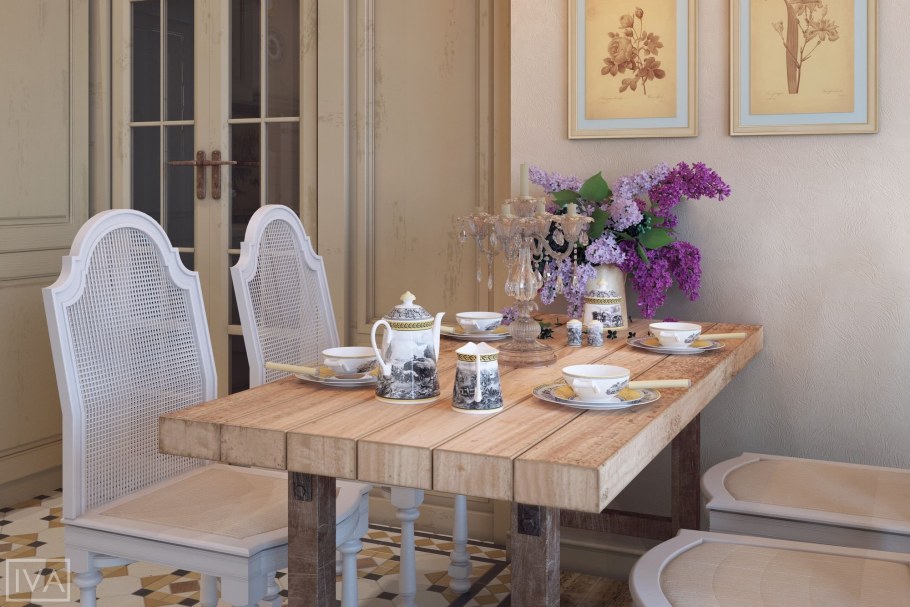 Стол в стиле Прованс
