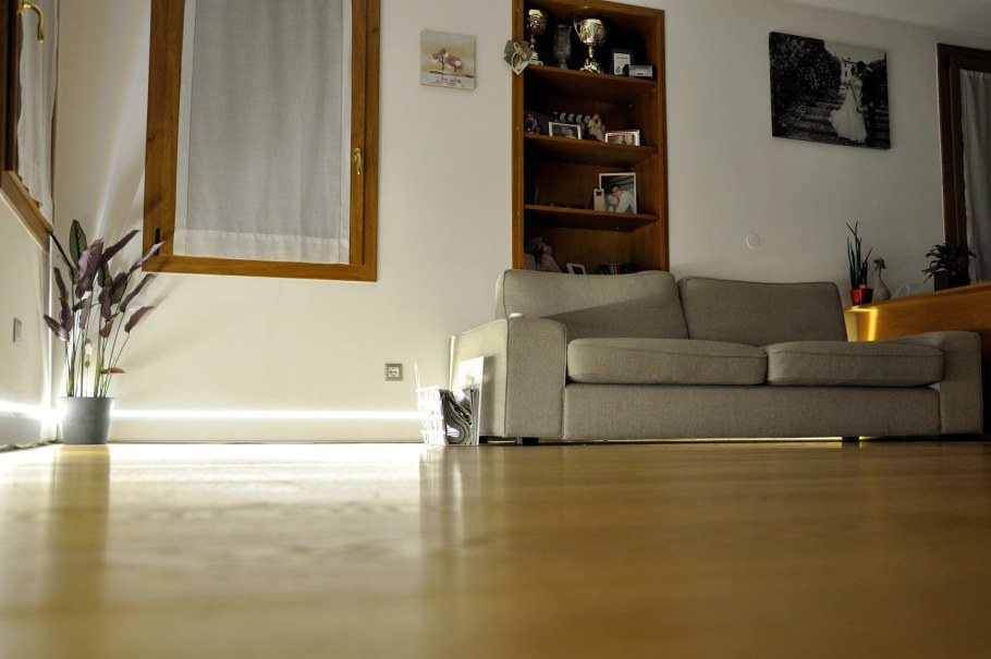 Теплый плинтус в интерьере