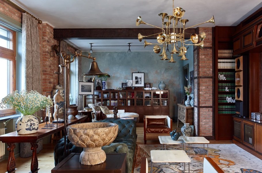 Английский стиль в интерьере