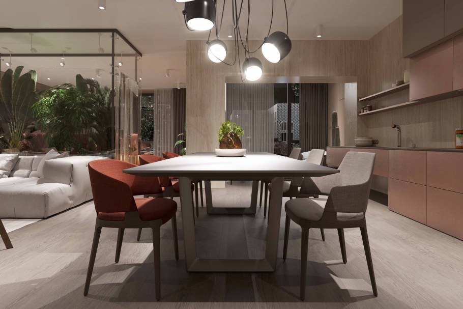 Компоновка проекта интерьера