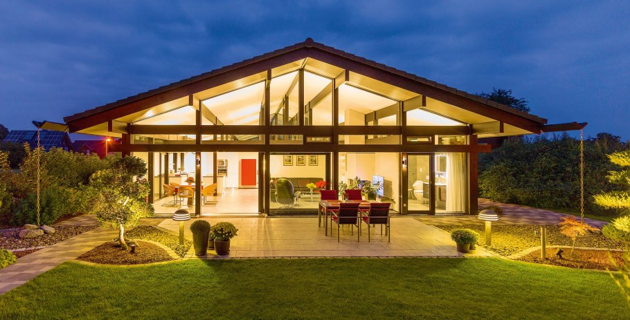 Фахверк одноэтажный Хуф Хаус