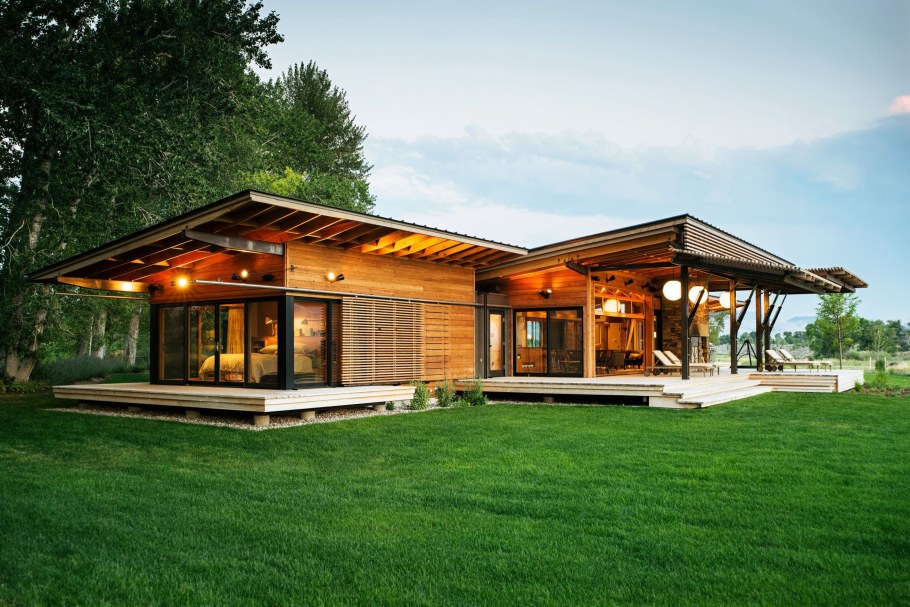 Дом в стиле ранчо бунгало