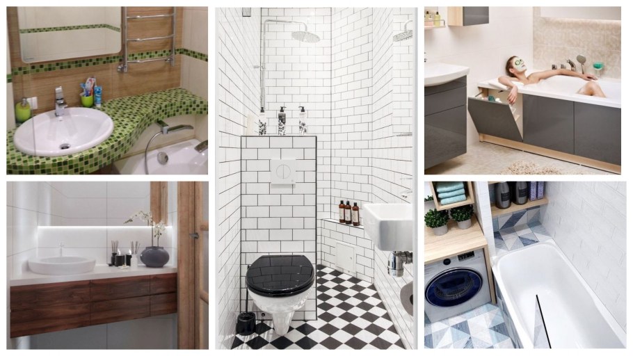 Отделка маленькой ванны