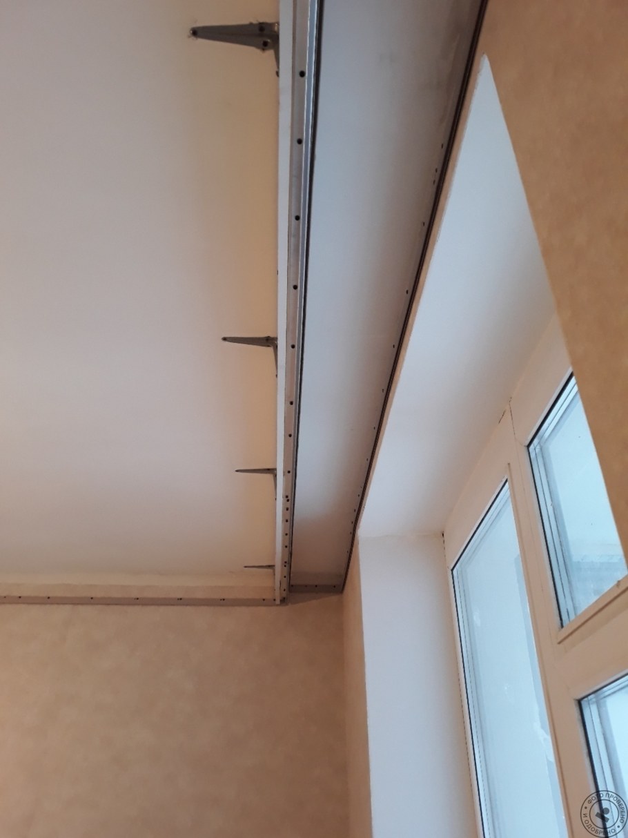 Закладные под гардину для натяжного потолка