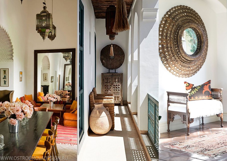 Этно стиль в интерьере текстиль