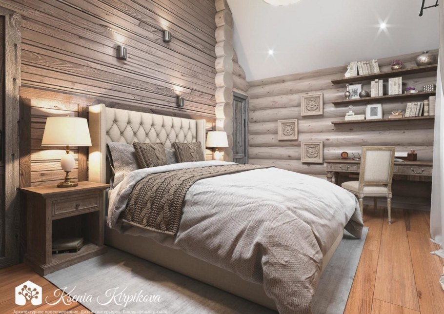 Маленькая комната в стиле Шале