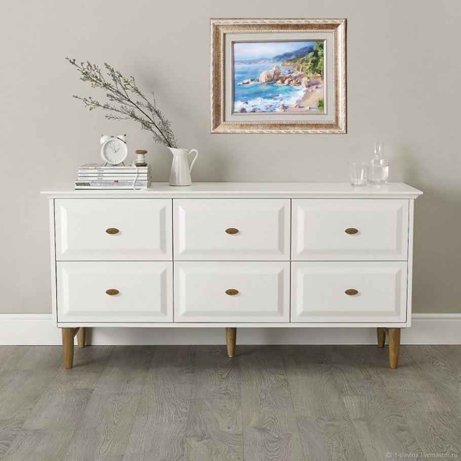 Белый комод в интерьере