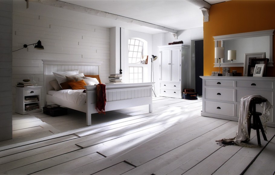 Белая спальня