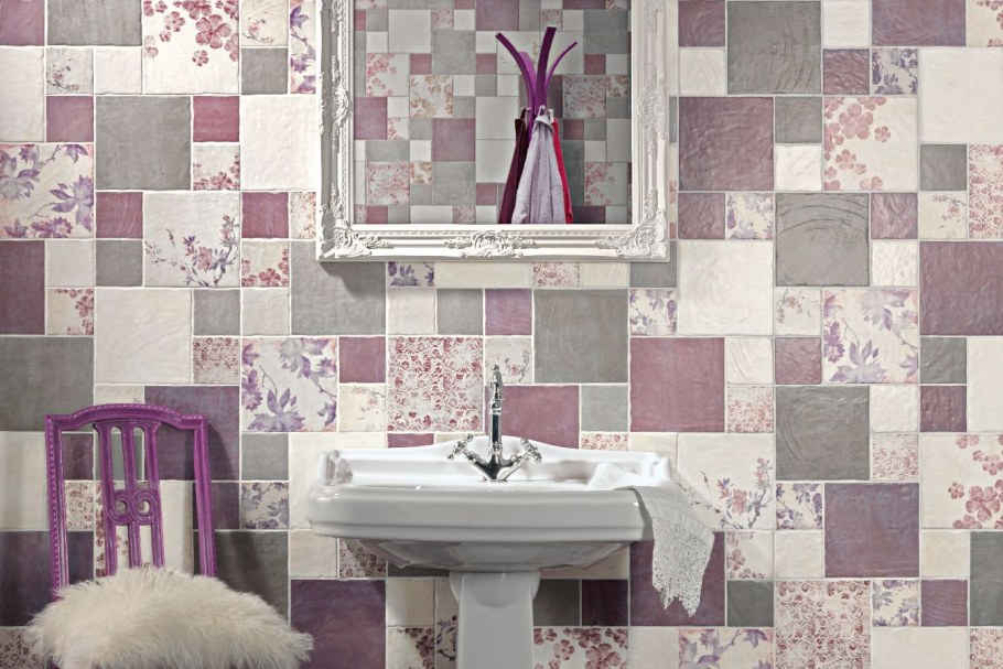 Раскладка плитки пэчворк