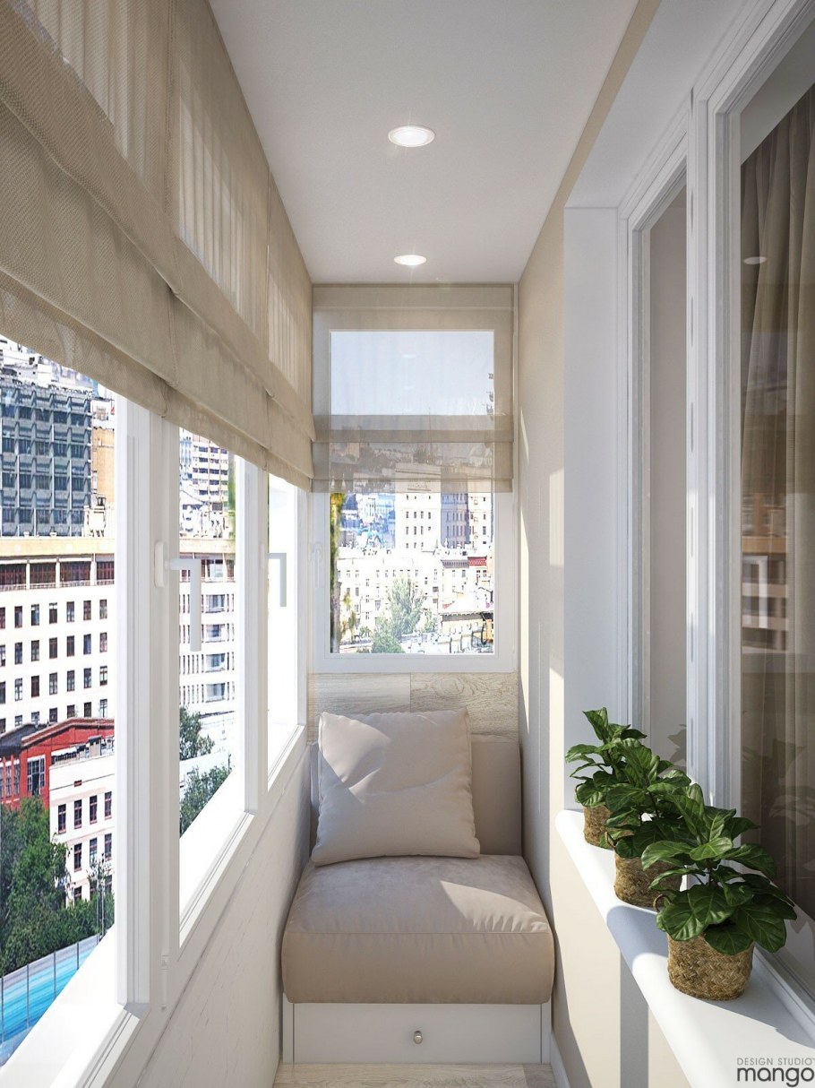 Узкий балкон