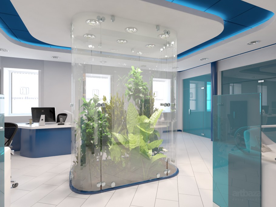 Интерьер банка