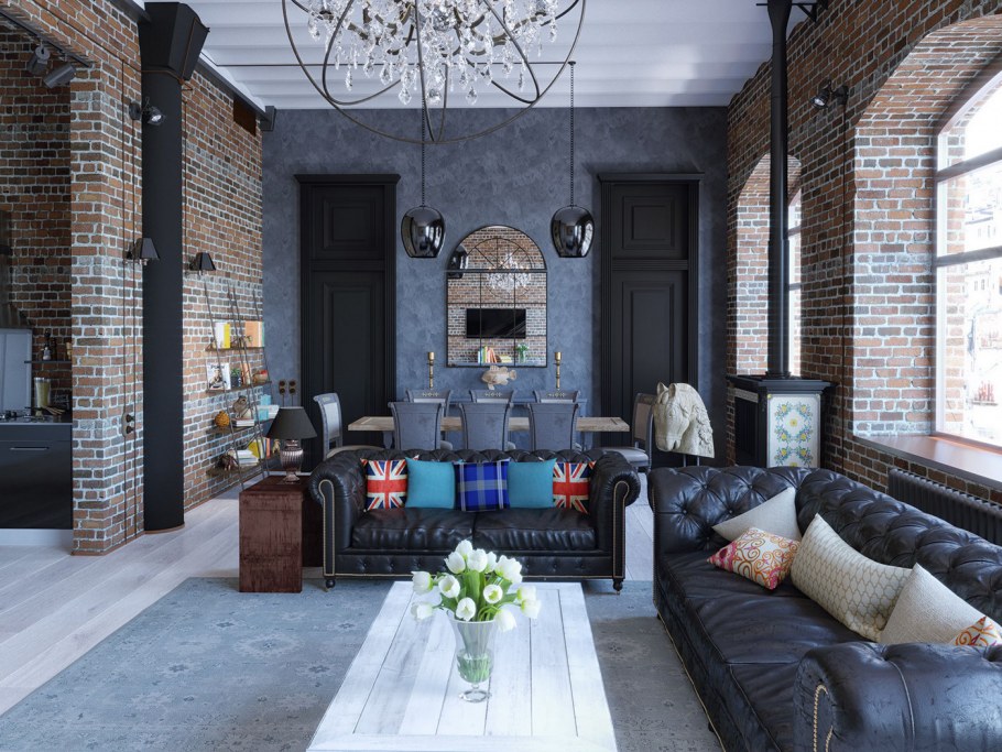 Лофт в американском стиле