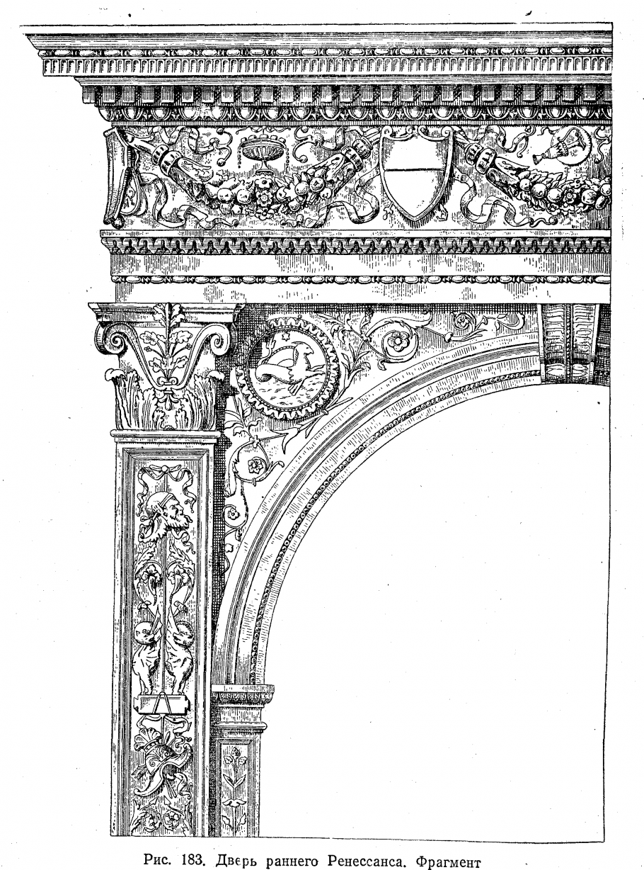 Ренессанс эпоха Возрождения архитектура скетч